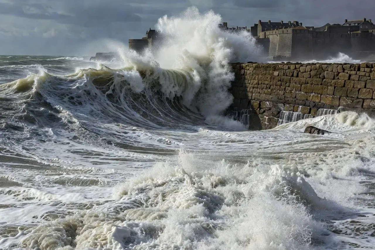 Grandes marées à Saint-Malo